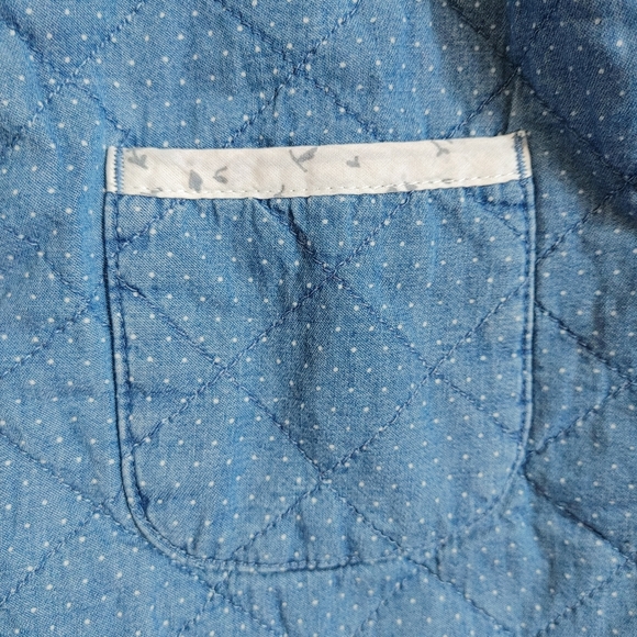 2/$35 Cat & Jack Girls 6/6x quilted button up sweater - Picture 4 of 8